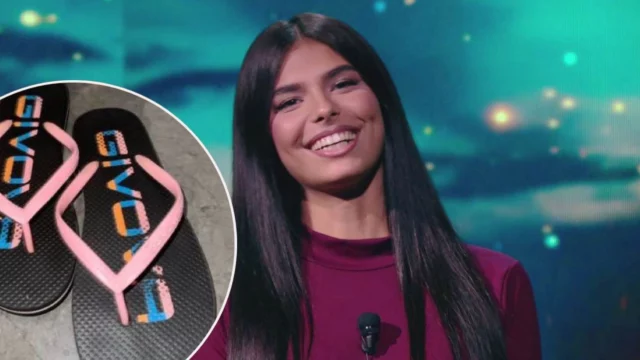 Federica Petagna mette in vendita le ciabatte ricevute al GF