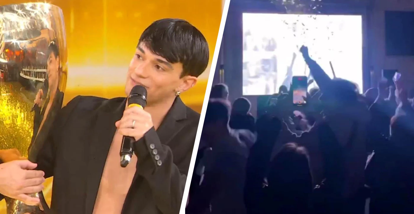tutti in piazza per daniele trentola ducenta la sua cittadina festeggia la vittoria ad amici 24 video