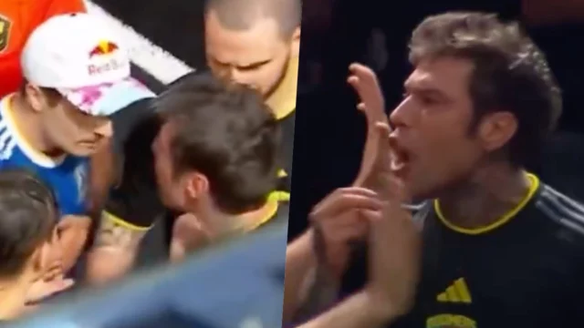 Fedez sfiora la rissa con Blur durante una partita di Kings League