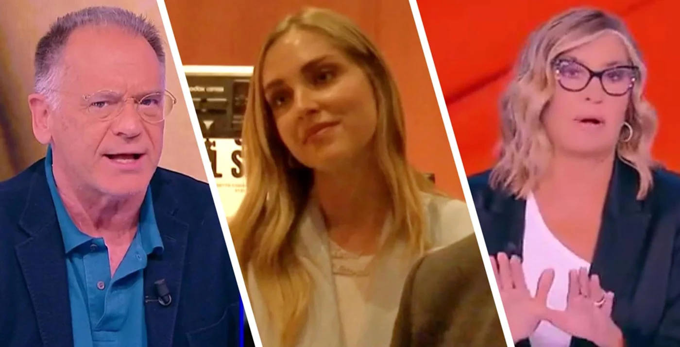 myrta contro ferragni sceneggiata anche meno cecchi paone ci mette il carico violenza su un giornalista
