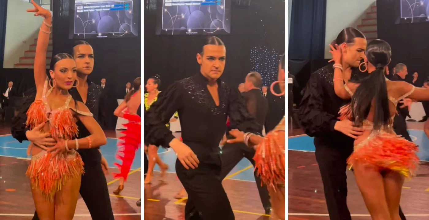 Valerio Scanu diventa un ballerino e conquista il primo posto alla Coppa Italia di danze latine (VIDEO)