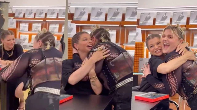 BigMama arriva a sorpresa all'instore di Alessandra Amoroso