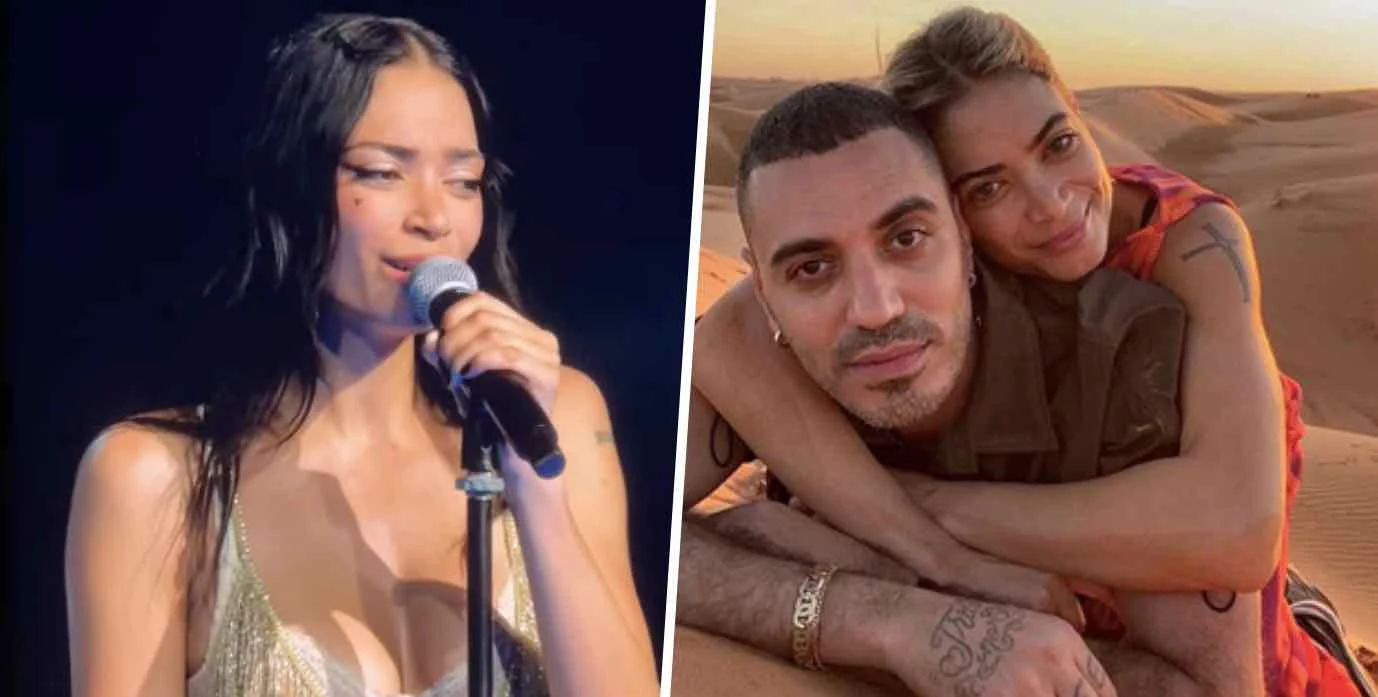 Urlano Marracash durante il concerto di Elodie a San Siro, la reazione di lei (VIDEO)