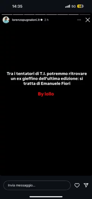 Ex gieffino come tentatore a Temptation Island