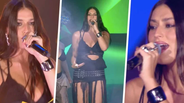 Gaia canta base sbagliata Radio Italia Live
