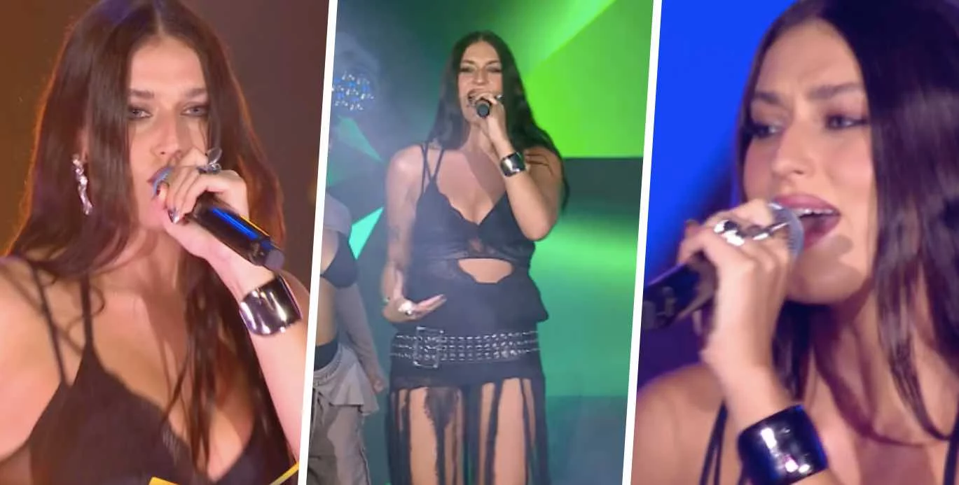 Gaia canta Sesso e Samba al Radio Italia Live, ma parte la base sbagliata (VIDEO)