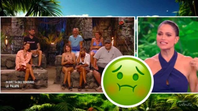 Isola, concorrente fa i bisogni per la spiaggia; naufraga ci casca