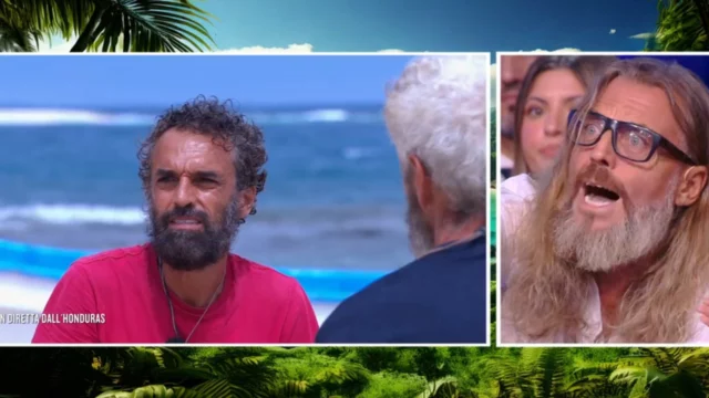 Isola dei Famosi 2025 Mirko Frezza contro Dino Giarrusso