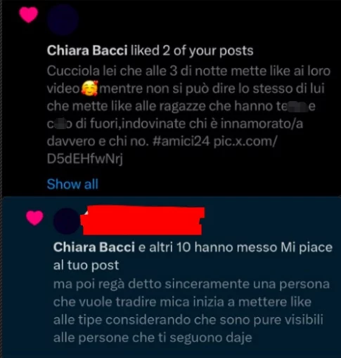 Like Chiara Bacci su X