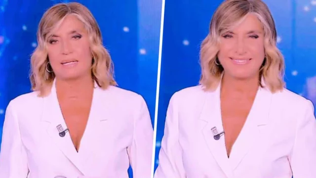 Myrta Merlino commossa Pomeriggio 5