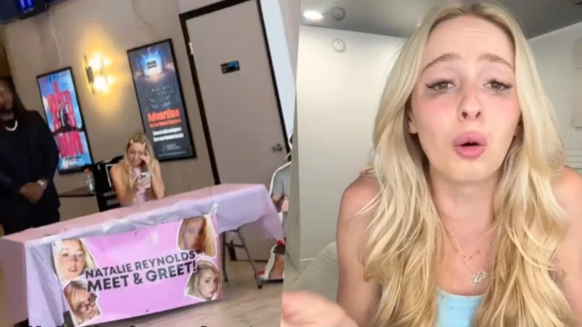 Natalie Reynolds organizza un meet con i fan ma nessuno si presenta