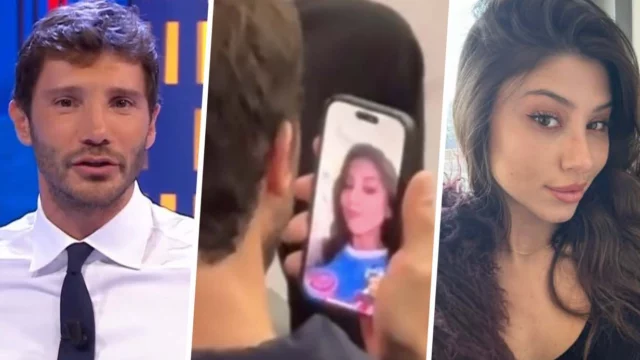 Stefano De Martino videochiamata Angela Nasti