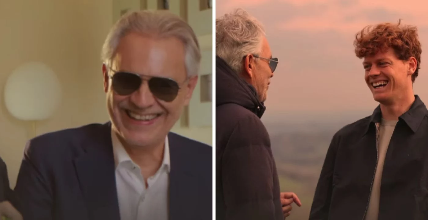 Andrea Bocelli annuncia a sorpresa un duetto con…Jannik Sinner! (VIDEO)