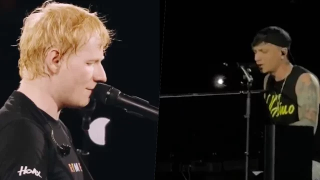 Ed Sheeran duetta in italiano con Ultimo durante il concerto a Roma