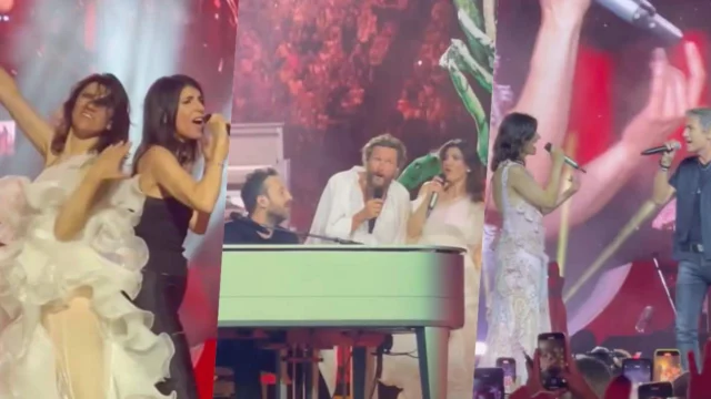 Elisa fa il pieno di amici alla sua prima volta a San Siro, da Giorgia a Cremonini: i video della serata