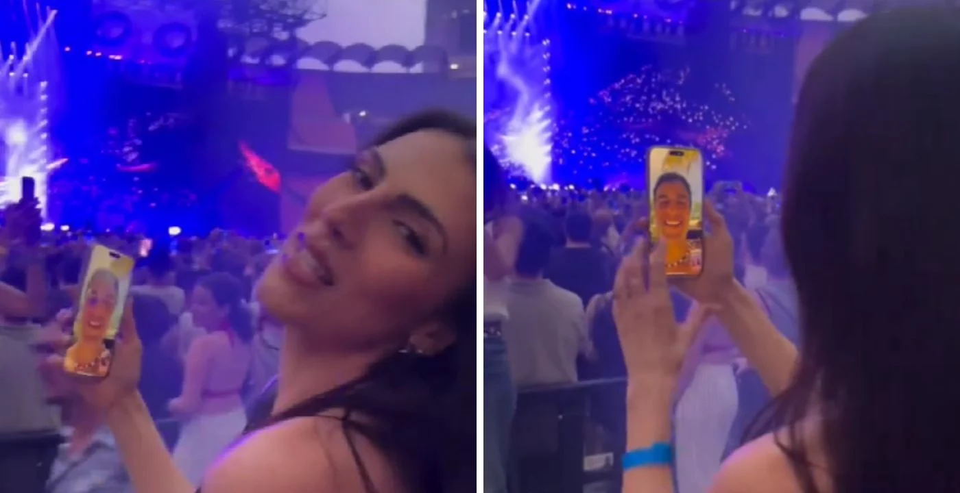 Giulia Salemi videochiama Pierpaolo in Honduras e vivono un romantico appuntamento al concerto di Cremonini (VIDEO)