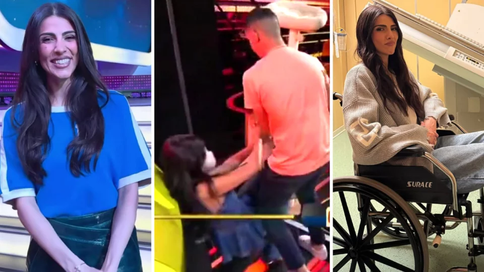 giulia salemi travolta the cage incidente ginocchio