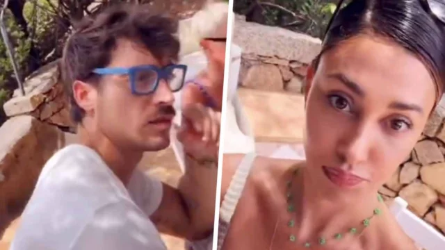 Belen Rodriguez ritrova l'ex Antonino Spinalbese in Sardegna