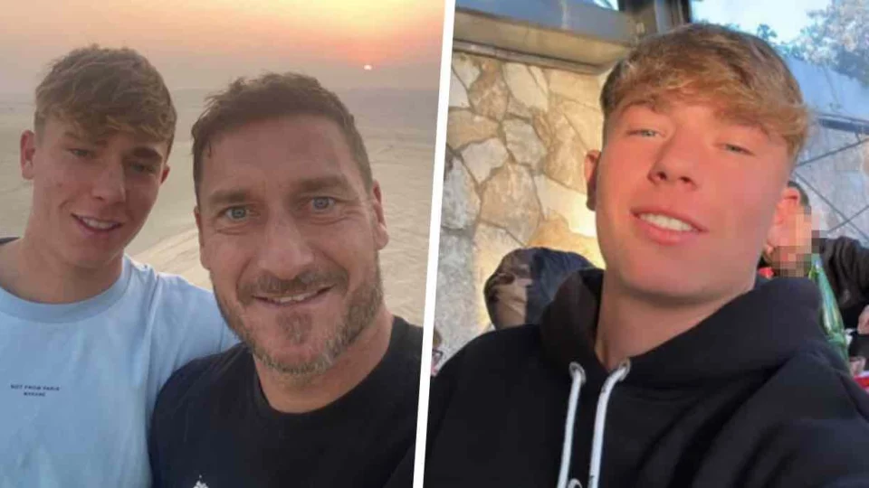 Cristian Totti lascia il calcio a 19 anni lavorerà con il papà Francesco, che ruolo avrà