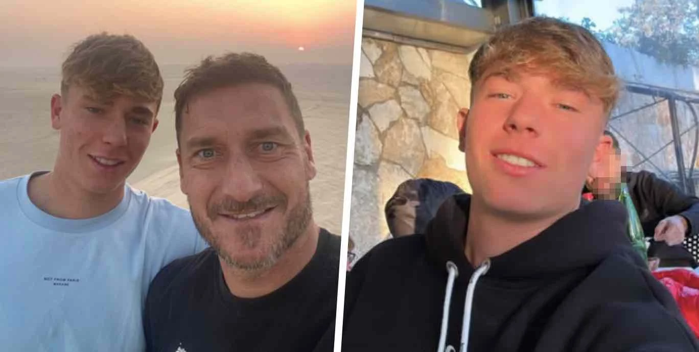 Cristian Totti lascia il calcio a 19 anni lavorerà con il papà Francesco, che ruolo avrà