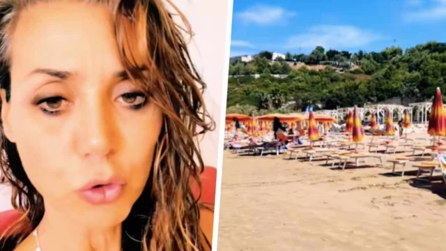 Daniela Martani aggredita spiaggia