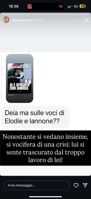 Elodie e Andrea Iannone sono in crisi?