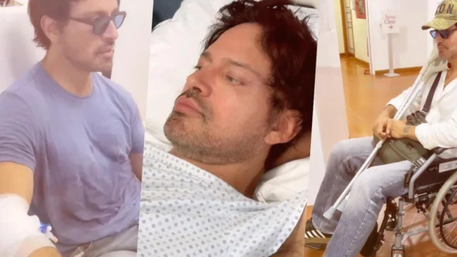 Gabriel Garko ha un infortunio sul set e finisce in clinica