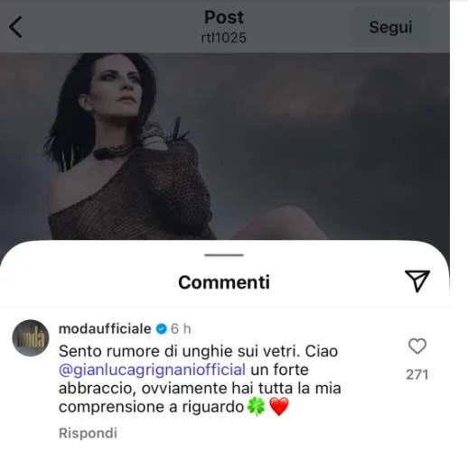 Il commento di Kekko dei ModaÌ sul botta e risposta tra Laura Pausini e Gianluca Grignani