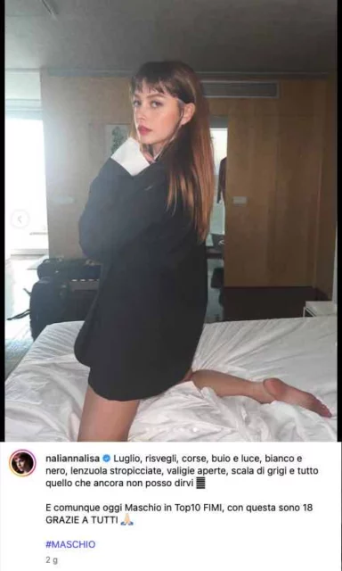 Il post Instagram di Annalisa