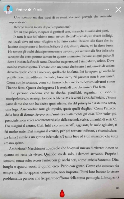 Instagram Stories Fedez