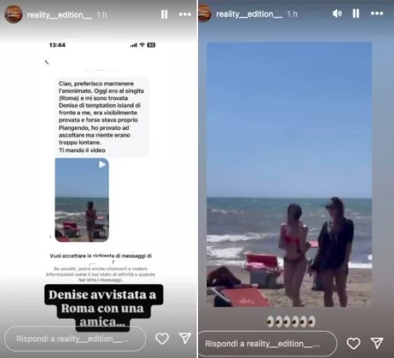 La segnalazione su Temptation Island