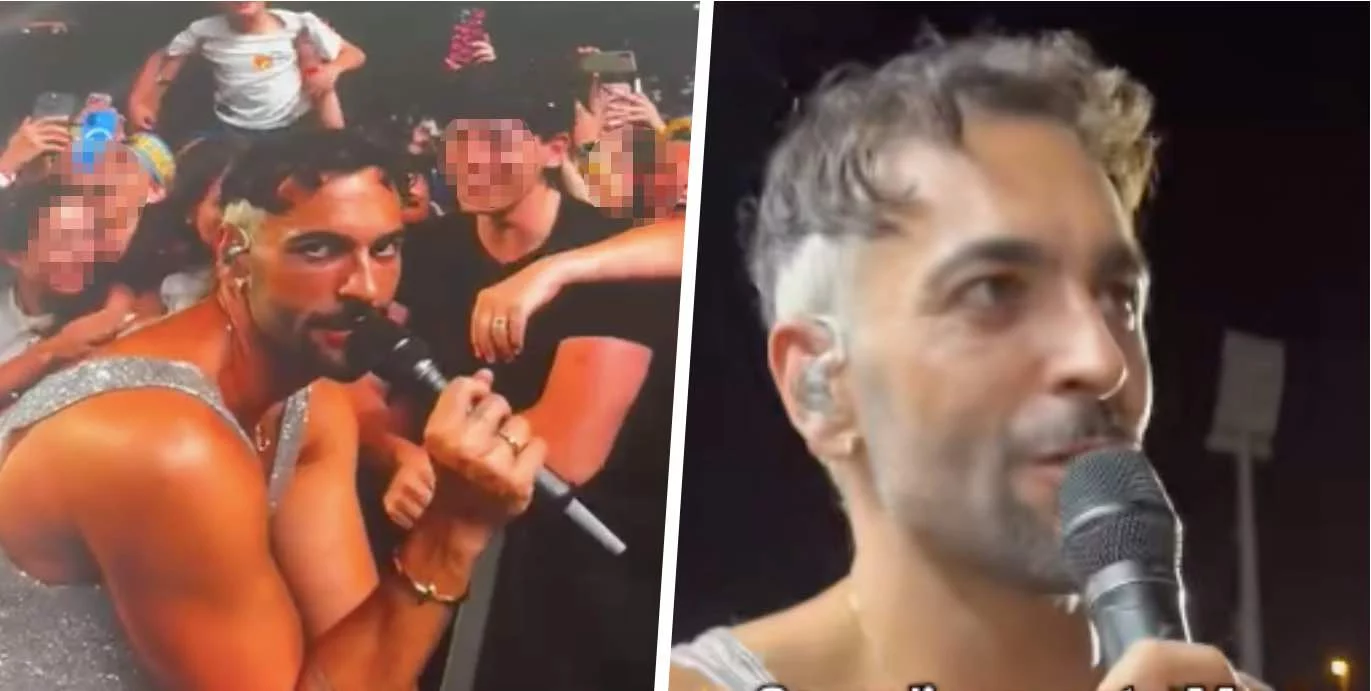 Marco Mengoni ferma il concerto e va verso uno spettatore annoiato, il video fa il giro del web