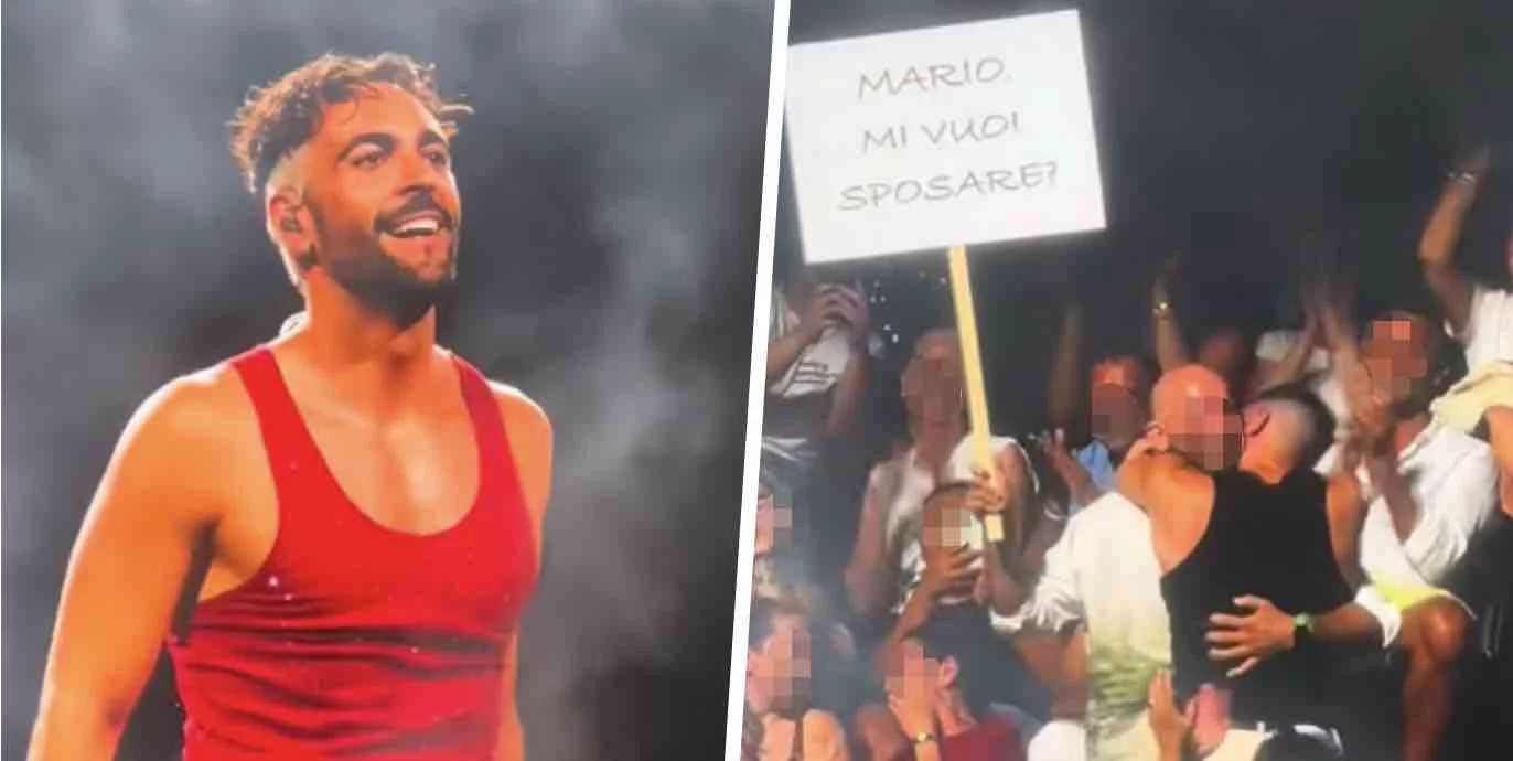 Un amico di Marco Mengoni chiede al compagno di sposarlo e il cantante sarà il testimone di nozze (VIDEO)