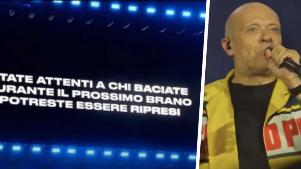 Max Pezzali trovata live caso Coldplay