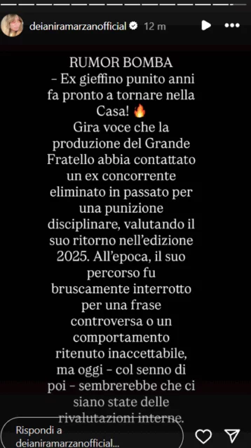 Nuova indiscrezione sul ritorno di un discusso ex gieffino al Grande Fratello