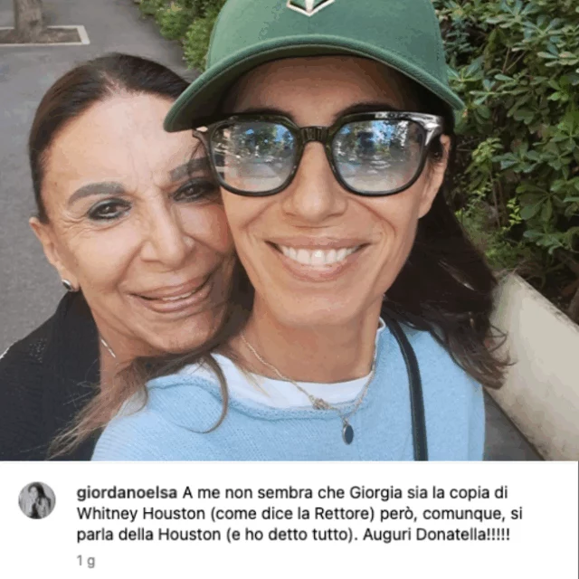 Post Instagram Elsa Giordano mamma di Giorgia