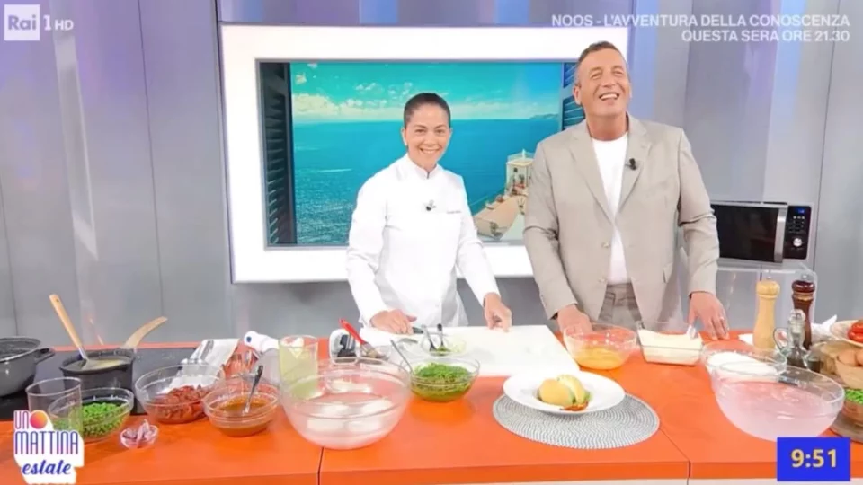 Unomattina Estate, gaffe in diretta per la chef Rosanna Marziale