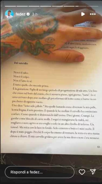 Storie Instagram di Fedez
