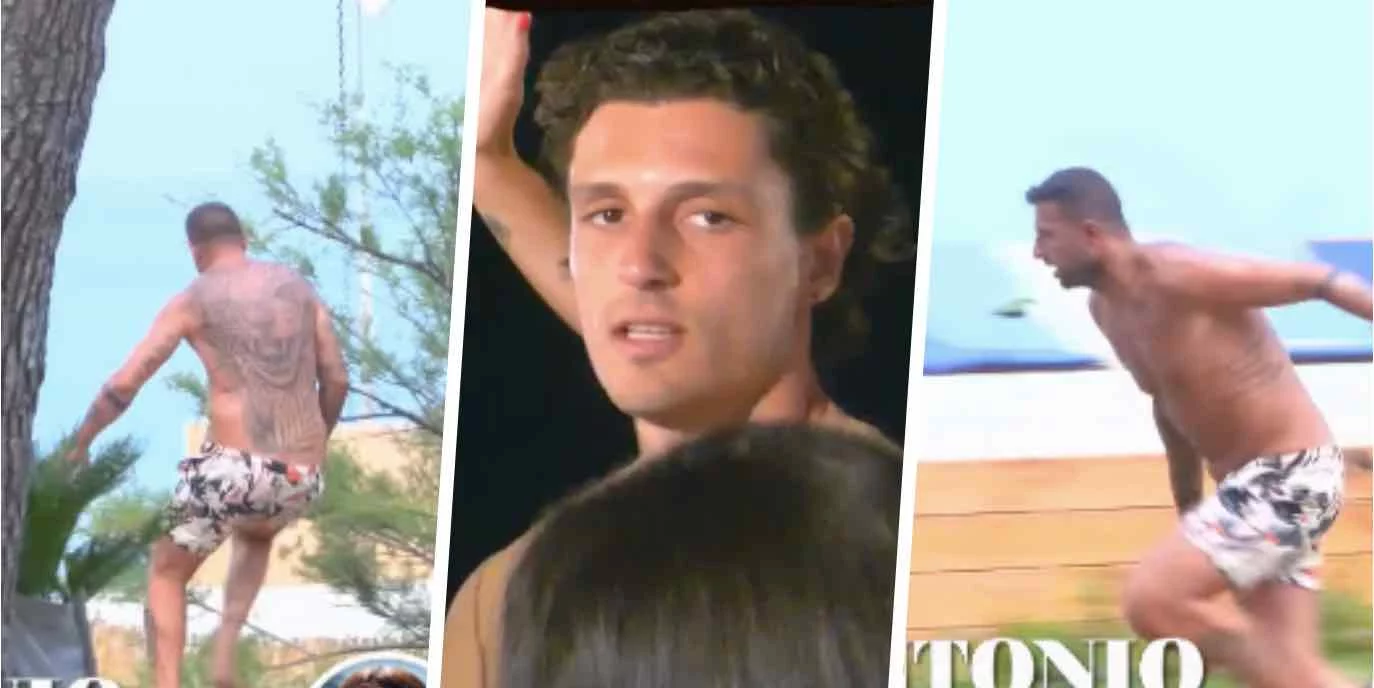 Antonio fuori controllo scappa dal villaggio di Temptation Island e attacca il single Francesco: “Cornuto” (VIDEO)