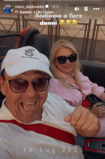 Tina Cipollari insieme a Cosimo dopo Uomini e Donne