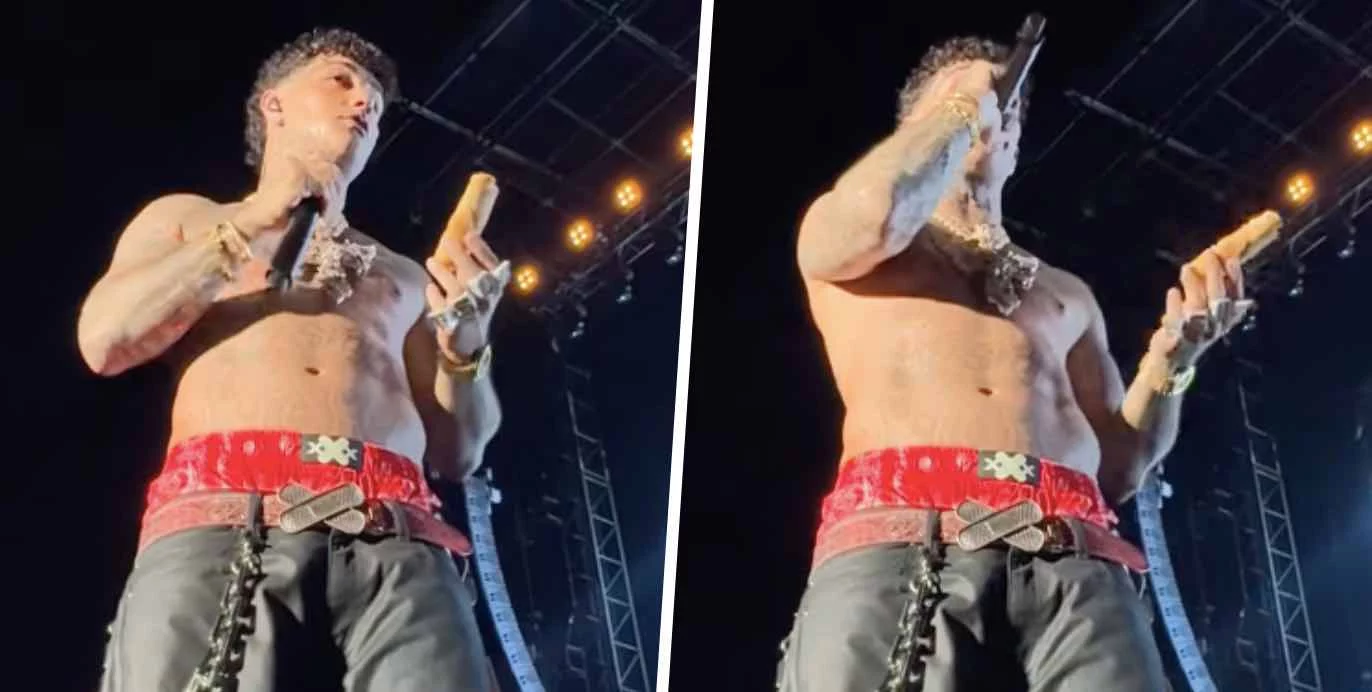 Lanciano del pane a Tony Effe durante il concerto al Circo Massimo, lui si arrabbia (VIDEO)