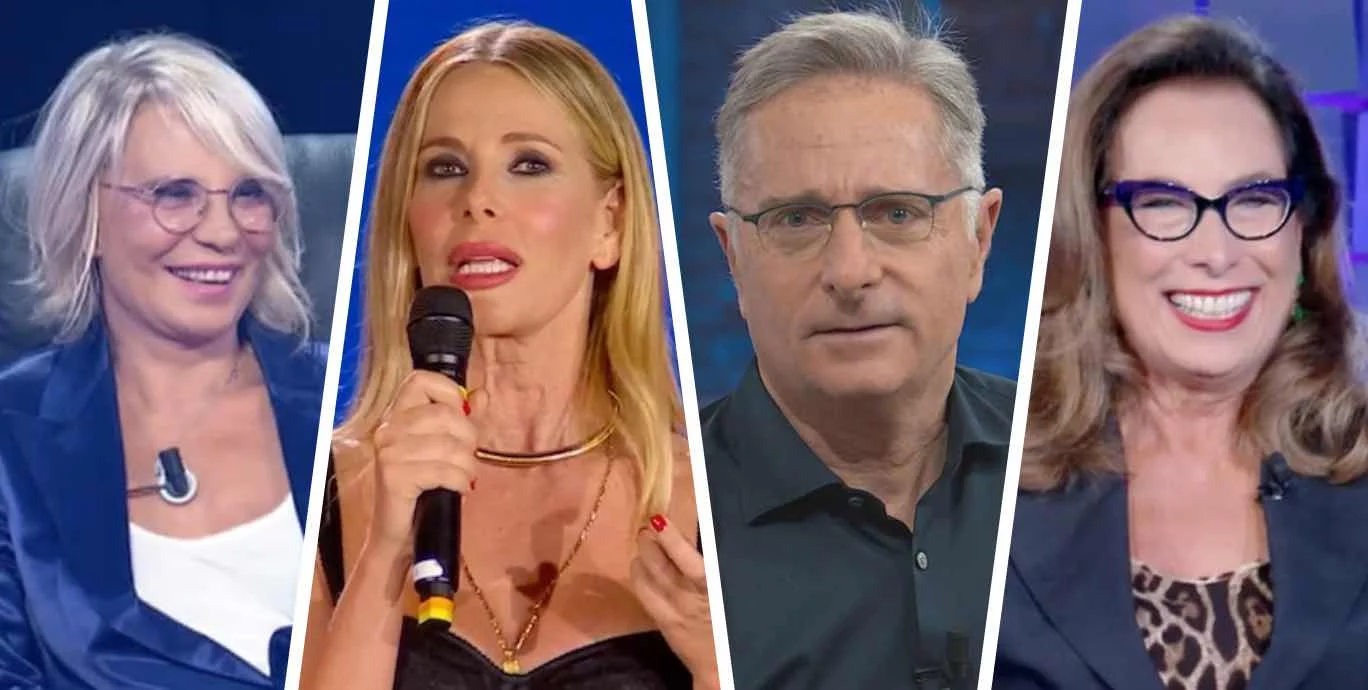 Tú sí que vales, da Maria De Filippi che duetta con Alessia Marcuzzi al duo Bonolis-Buonamici