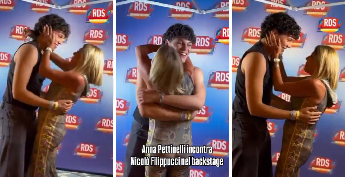 Anna Pettinelli ritrova Nicolò dopo Amici e gli corre incontro per abbracciarlo (VIDEO)