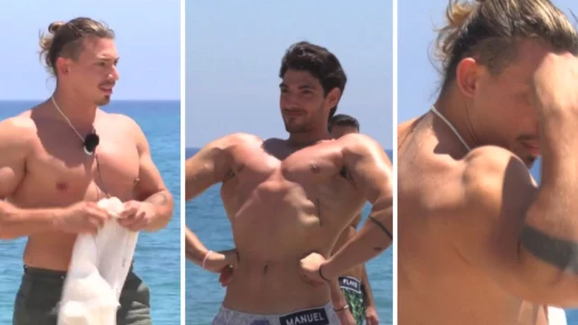 temptation island simone gareggia più muscoloso tentatore