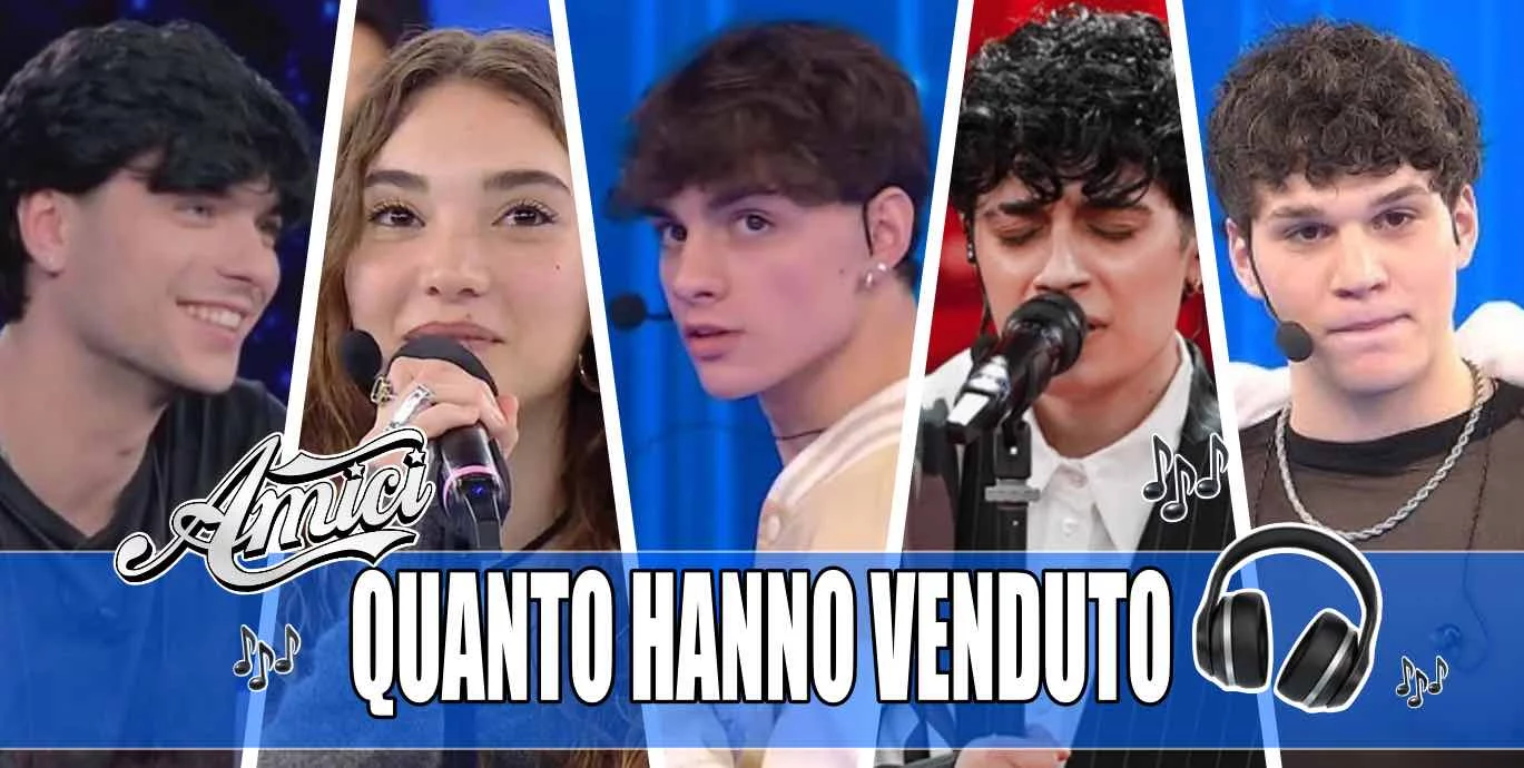 Quanto hanno venduto i ragazzi di Amici 24? SOLO 25 mila copie in totale e Luk3 batte tutti!
