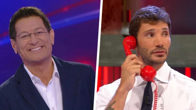 Enrico Papi frecciata Stefano De Martino Affari Tuoi