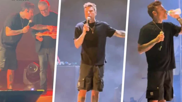 Fedez assaggia stocco piccante reazione