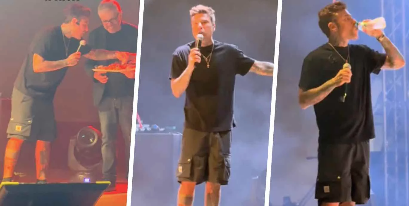 Fedez assaggia lo stocco calabrese senza sapere che è MOLTO piccante, la sua reazione (VIDEO)
