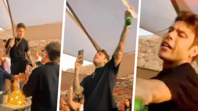Fedez arrabbia fan riprende cellulare serata reazione