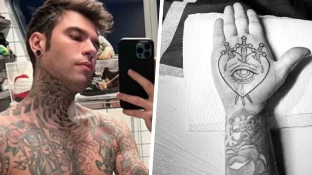 Fedez cuore trafitto tatuaggio significato